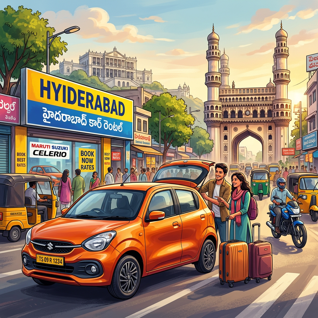Affordable Car Rental in Hyderabad – Comfortable Travel with Maruti Suzuki Celerio